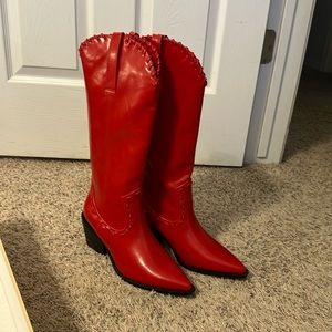 Red Cowboy Boots